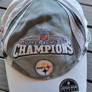 Official Locker Room Pittsburgh Steelers Signed Championship Hat